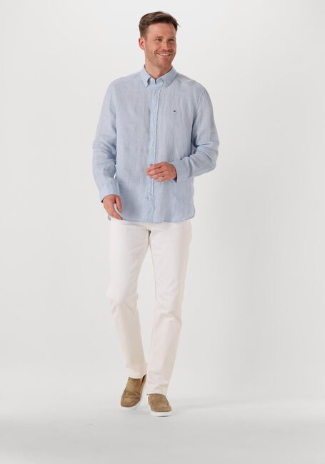 Hellblau TOMMY HILFIGER Casual-Oberhemd PIGMENT DYED LI SOLID RF SHIRT - large