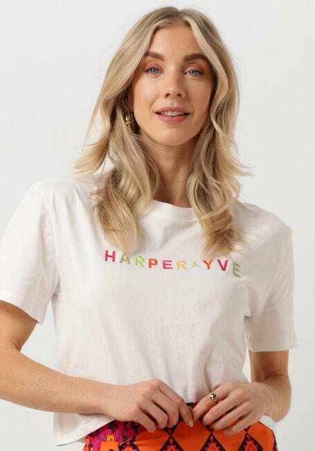 Weiße HARPER & YVE T-shirt HARPER-SS - large