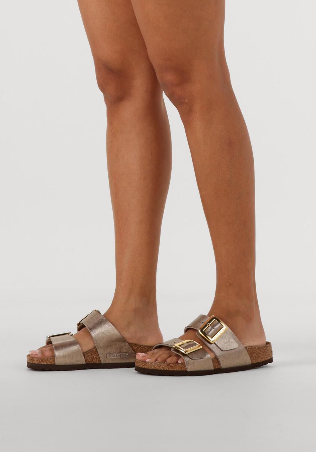 Bronzefarbig BIRKENSTOCK Pantolette SYDNEY CUSHION BUCKLE - large