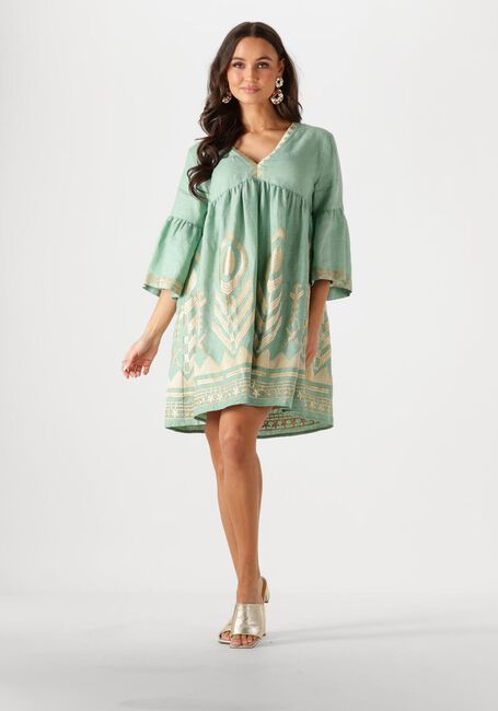 Grüne GREEK ARCHAIC KORI Minikleid 231114 - large