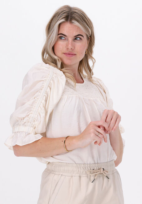 Ecru CO'COUTURE Blusen CALLUM ELASTIC S/S BLOUSE - large
