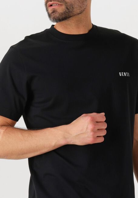 Schwarze GENTI T-shirt T-SHIRT SS J2040-1223 - large