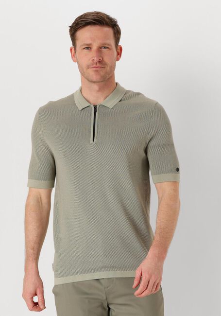 Grüne CAST IRON Polo-Shirt SHORT SLEEVE POLO REGULAR FIT COTTON MODAL - large