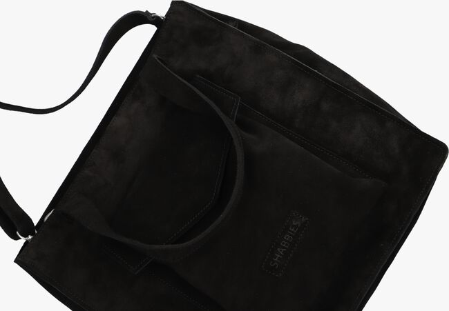 Schwarze SHABBIES Handtasche SHOPPER L 213020056 - large