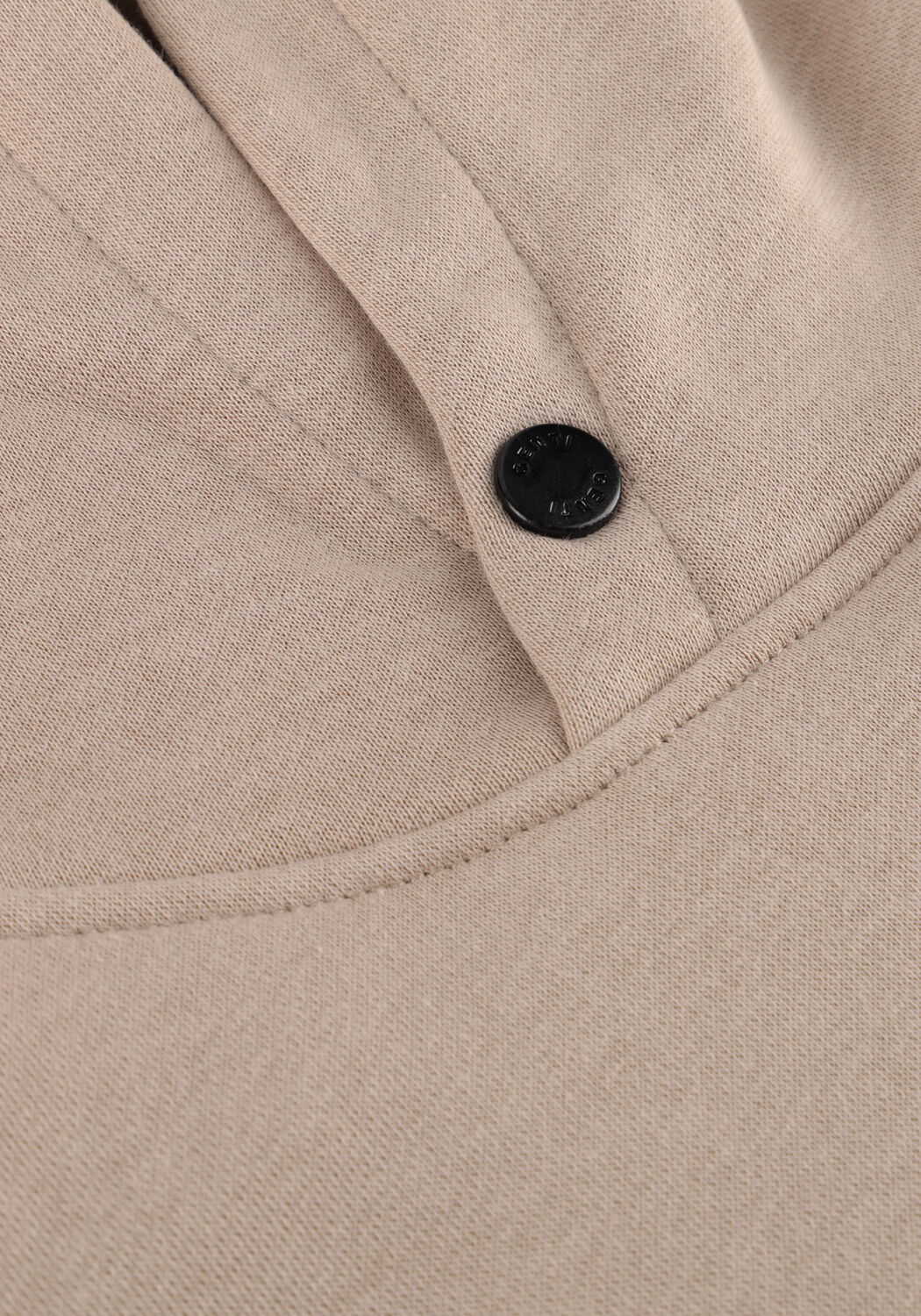 Beige GENTI Pullover BASIC LOGO HOODIE - large