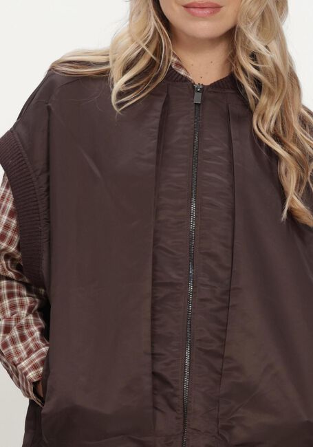 Braune WITHBLACK Bodywarmer WBLIMPERIAL WAISTCOAT - large