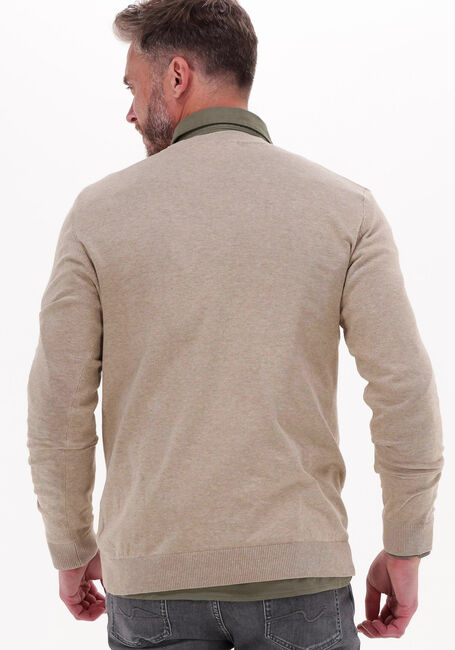 Camelfarbene SELECTED HOMME Pullover SLHBERG CREW NECK B - large