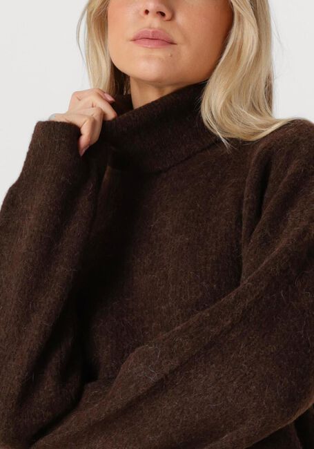 Braune GESTUZ Rollkragenpullover ALPHAGZ ROLLNECK - large