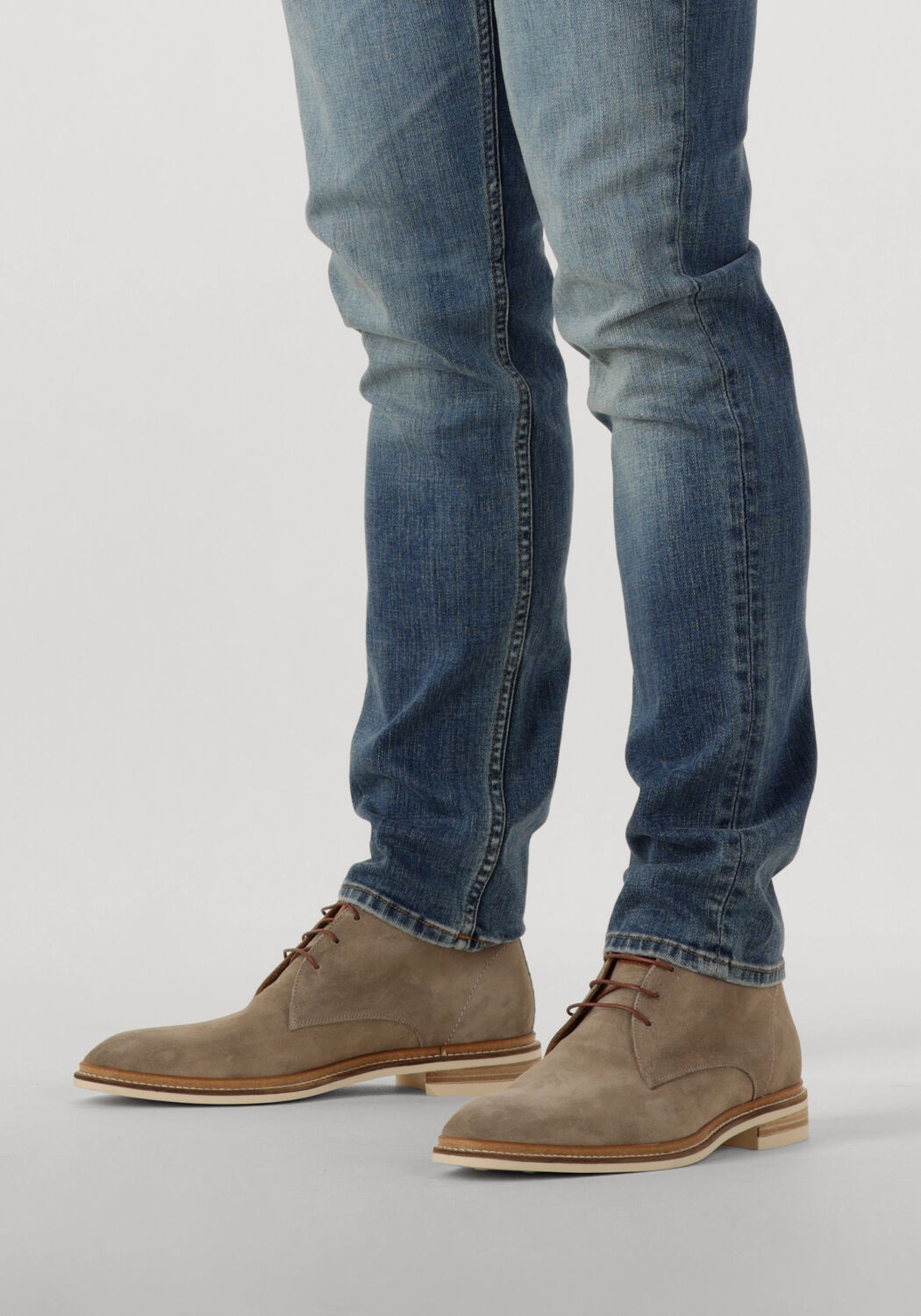 Beige GIORGIO Schn&uuml;rschuhe 85812 - large