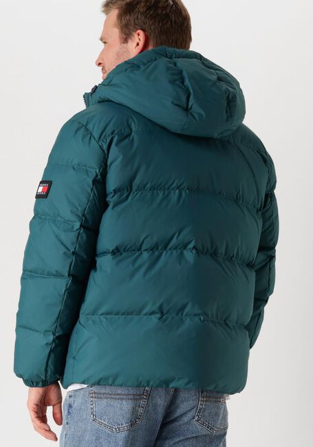 Grüne TOMMY JEANS Wattierte Jack TJM ESSENTIAL DOWN - large