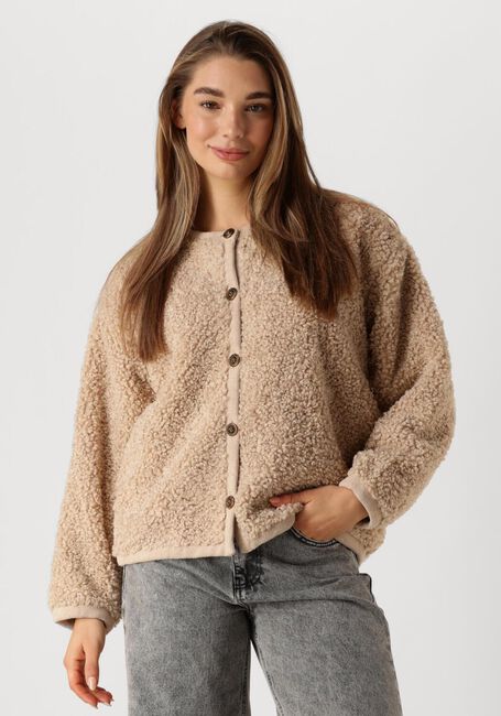Ecru CO'COUTURE Jack NEW TIMMY TEDDY JACKET - large