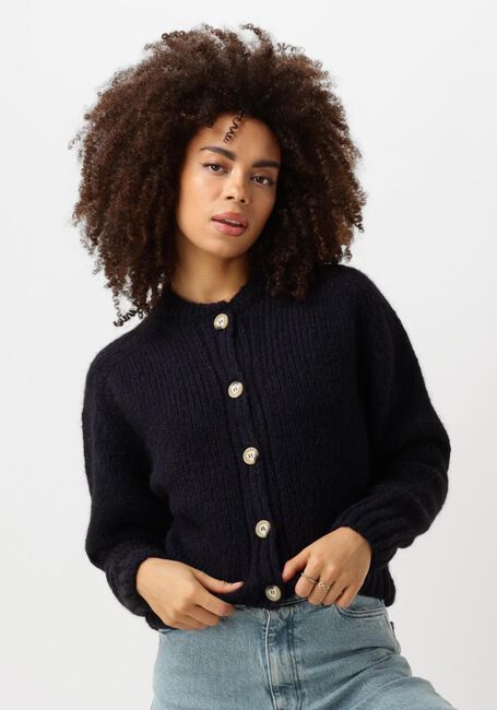 Dunkelblau BY-BAR Strickjacke JONAS BOMBER CARDIGAN - large