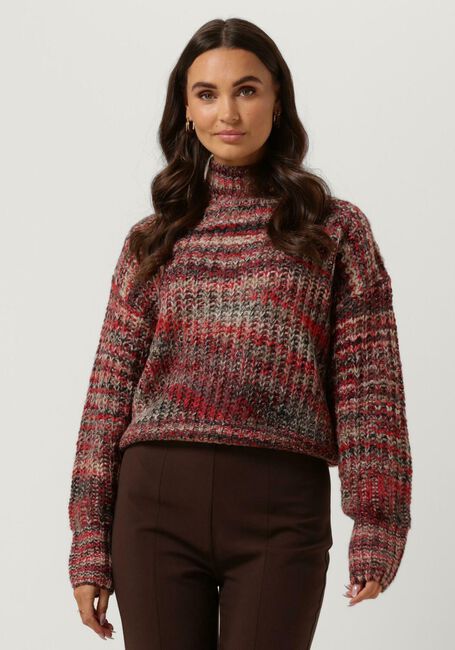 Braune ANOTHER LABEL Pullover DYLAN KNITTED PULL L/S - large