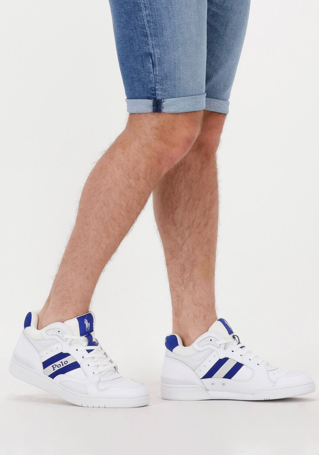 Wei&szlig;e POLO RALPH LAUREN Sneaker High POLO CRT MID - large