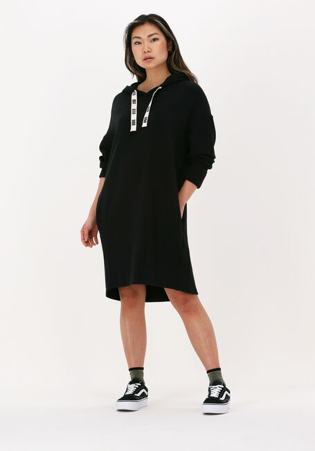 Schwarze UGG Minikleid W ADERYN HOODIE DRESS - large