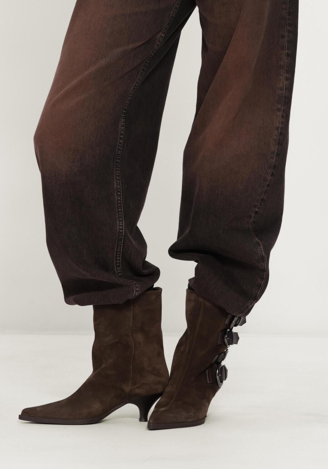 Braune ELENA IACHI Stiefeletten E4564 - large