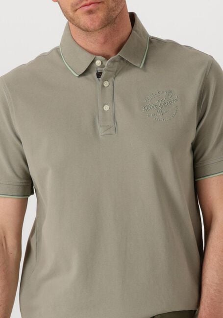 Khaki PME LEGEND Polo-Shirt STRETCH PIQUE PACKAGE - large