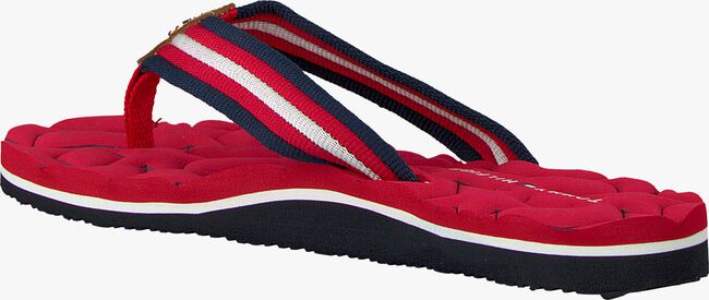 Rote TOMMY HILFIGER Zehentrenner COMFORT LOW BEACH SANDAL - large