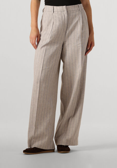 Beige SELECTED FEMME Hose SLFVILKA SUN HW EXTRA WIDE PANT - large