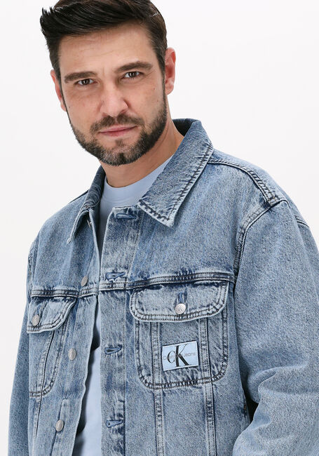 Hellblau CALVIN KLEIN Jeansjacke REGULAR DENIM JACKET - large
