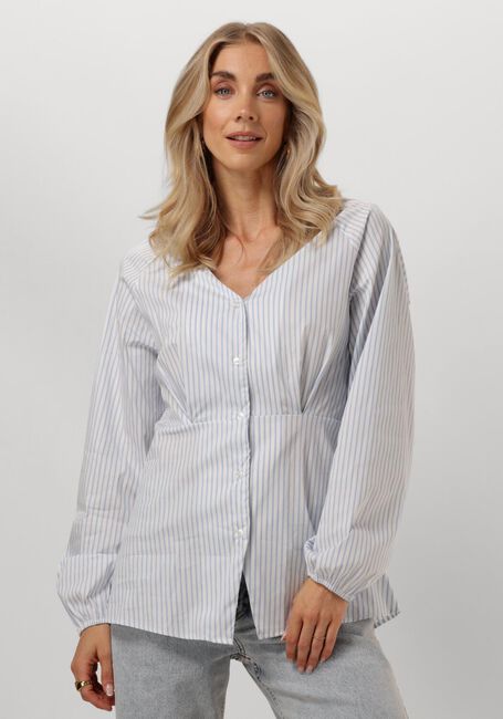 Blaue OBJECT Blusen OBJTUTTA SCULPTURE FIT LS SHIRT D DIV - large