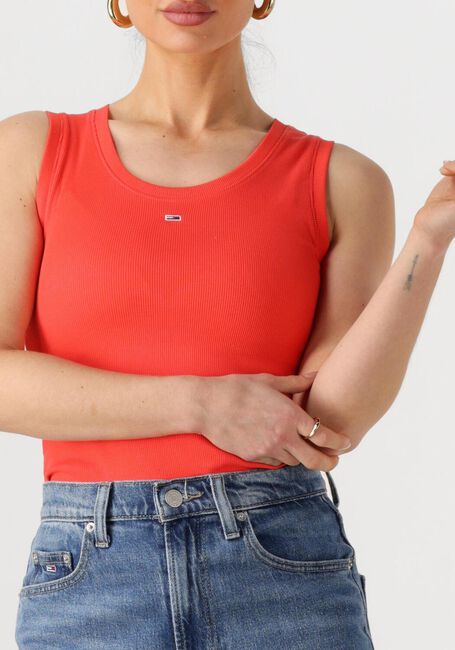 Orangene TOMMY JEANS Top TJW ESSENTIAL RIB TANK EXT - large