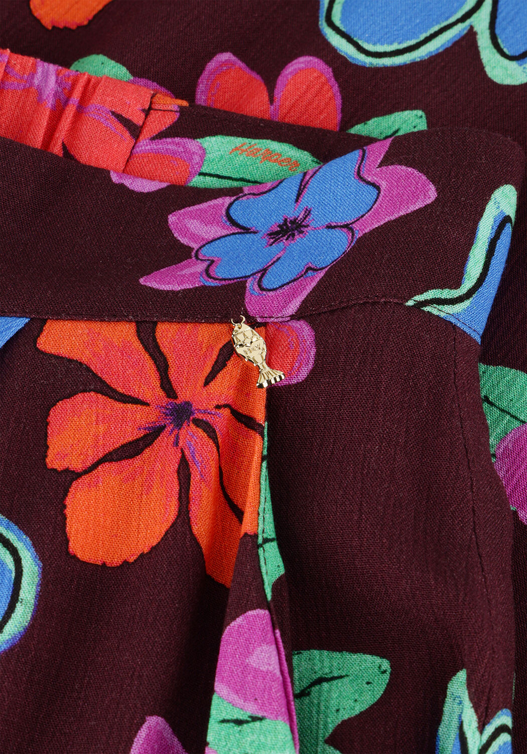 Mehrfarbige/Bunte HARPER & YVE Weite Hose ROSIE-PA - large