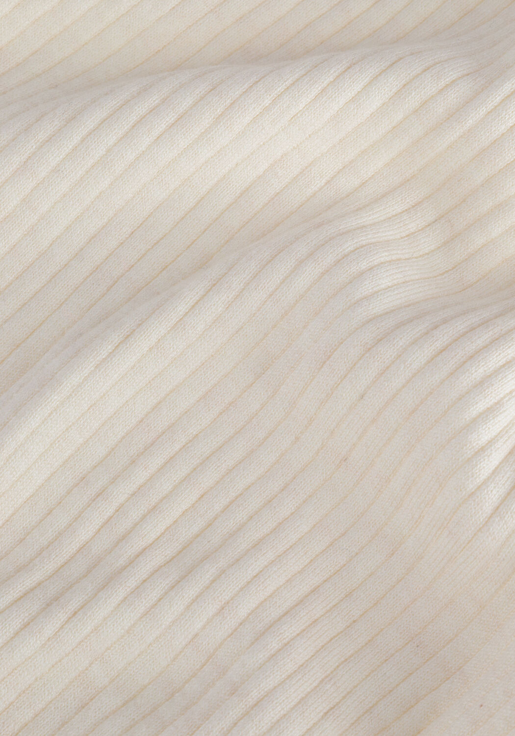 Creme SELECTED WOMEN Pullover LYDIA NEW RIB LS KNIT O-NECK B - large