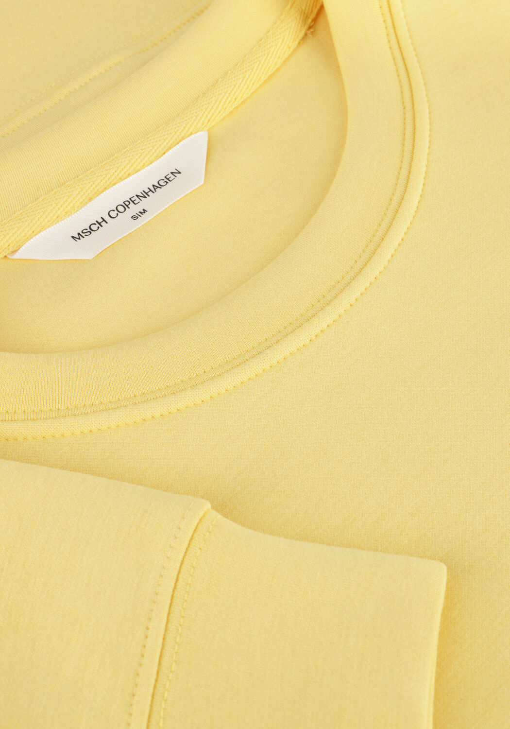 Gelbe MSCH COPENHAGEN Sweatshirt MSCHIMA Q SWEATSHIRT - large
