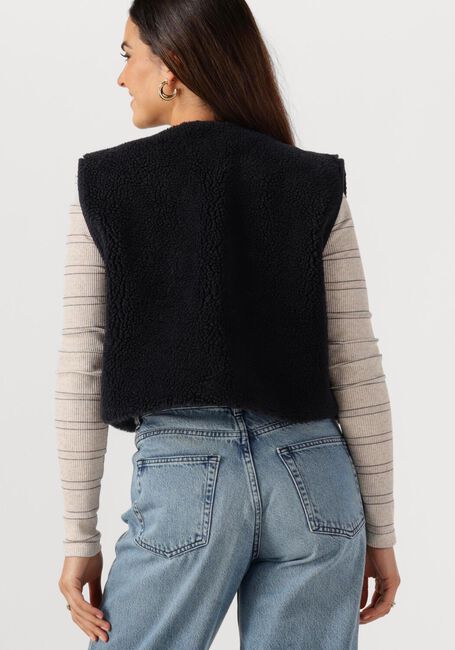 Schwarze BY-BAR Gilet WOLLY MIDNIGHT GILET - large