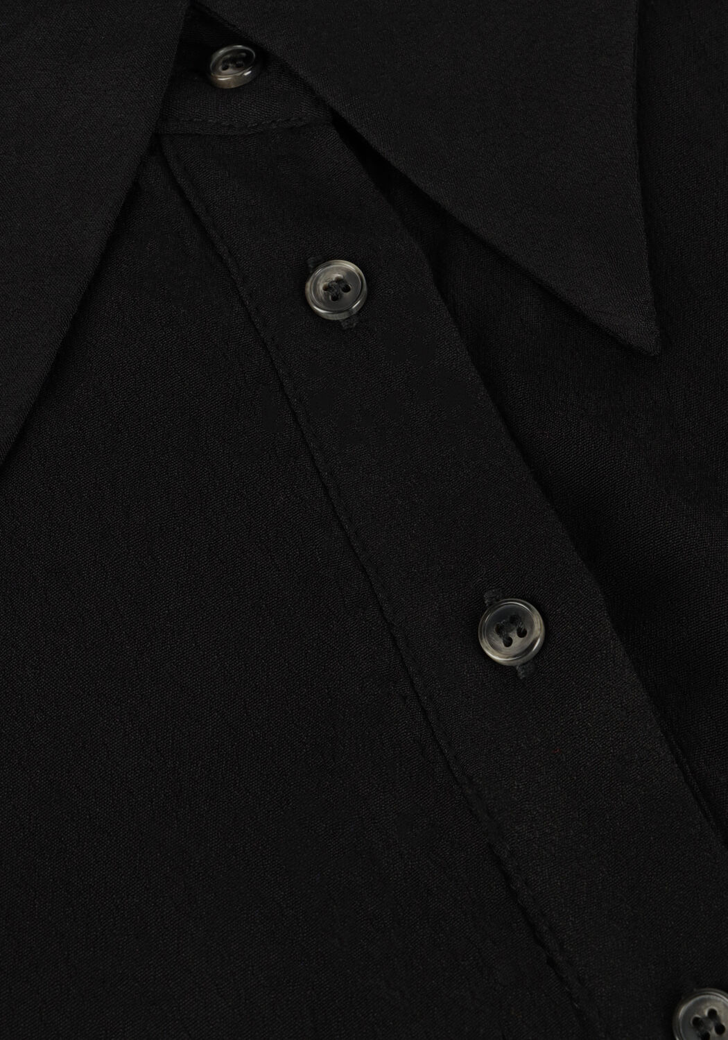 Schwarze MINUS Midikleid LASINA SOLID SHIRTDRESS - large