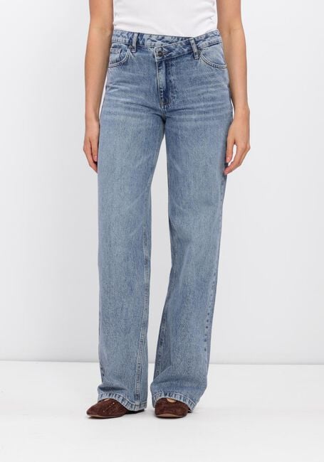 Blaue CO'COUTURE Hosen RUTHIECC ASYM WIDE LL JEANS - large