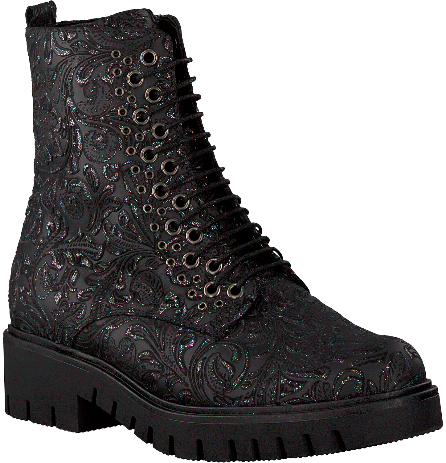 Schwarze GABOR Schnürstiefel 92.788 | Omoda