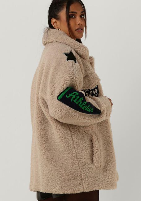 Sand GOOSECRAFT Teddy-Jacke KATE BADGE - large