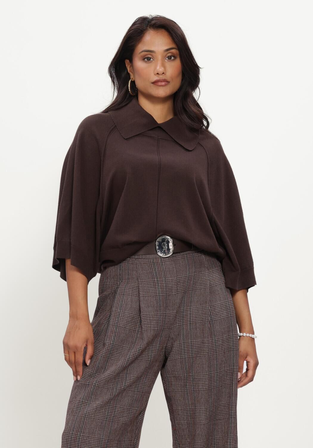 Braune CAROLINE BISS Pullover 4249 - large