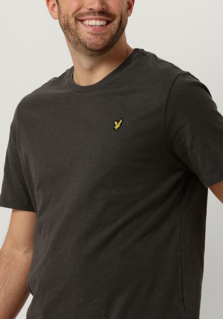 Dunkelgrau LYLE & SCOTT T-shirt SLUB T-SHIRT - large