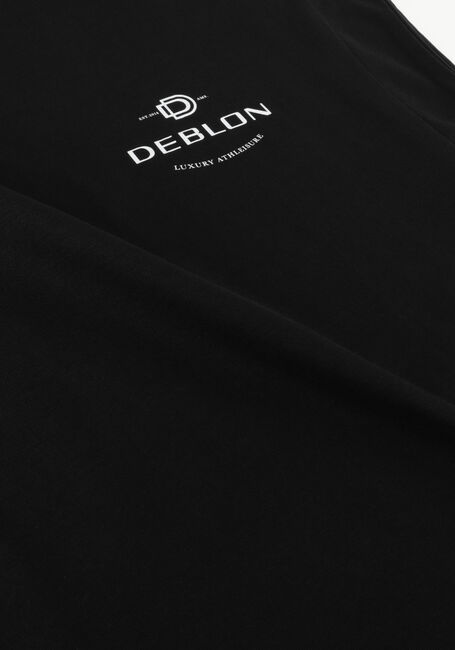 Schwarze DEBLON SPORTS T-shirt MEGAN TOP - large