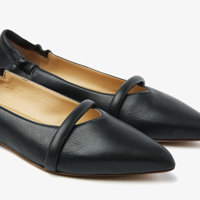 Schwarze VIA VAI Ballerinas LOLA ROSE - large