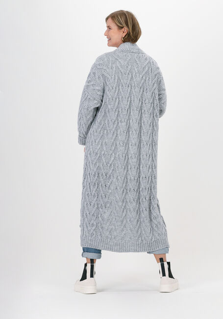 Graue SIMPLE Strickjacke PISO - large