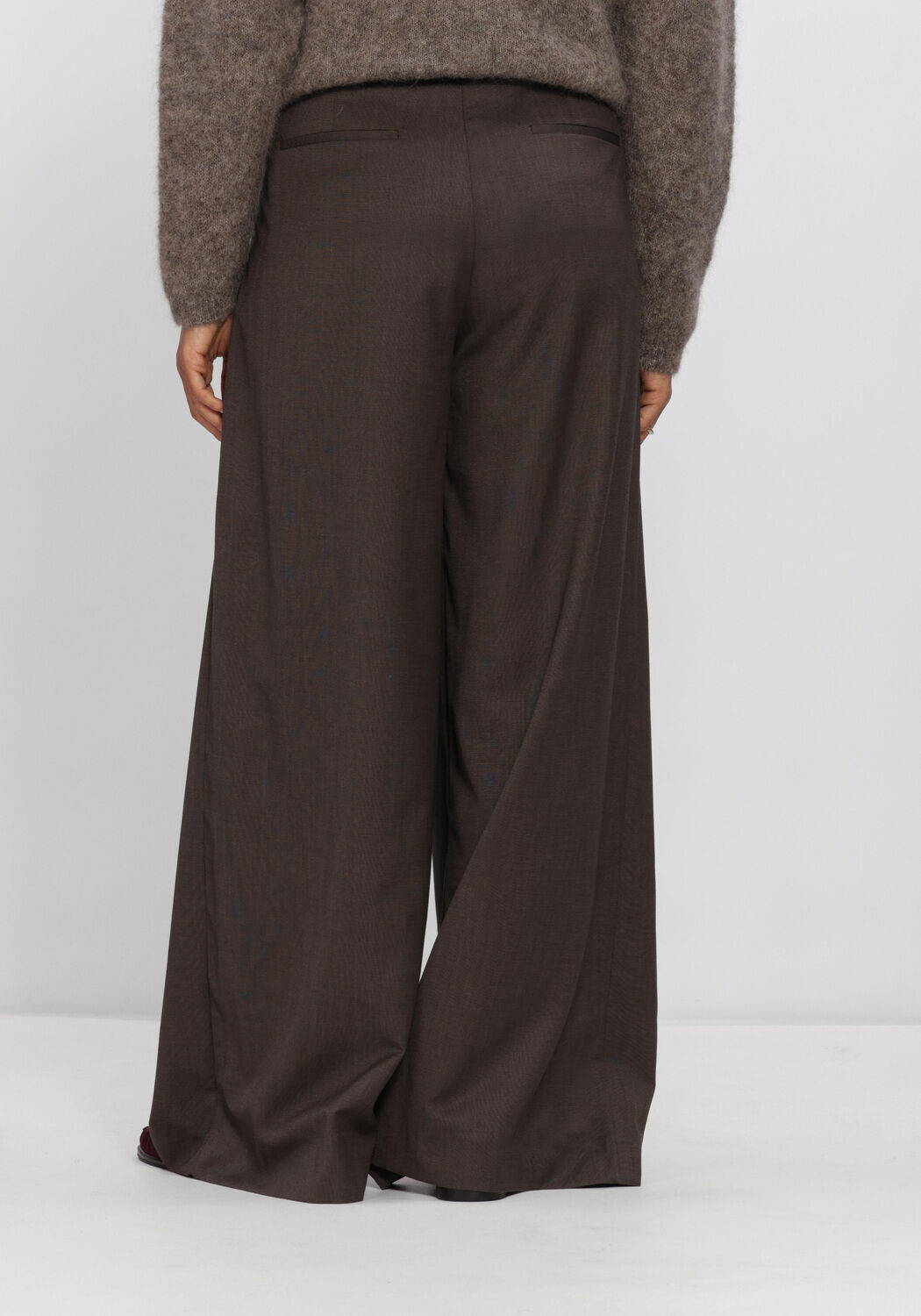 Braune BY-BAR Weite Hose SEF PANTS - large
