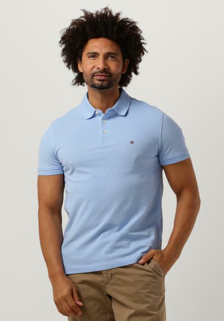 Hellblau TOMMY HILFIGER Polo-Shirt 1985 SLIM POLO - large