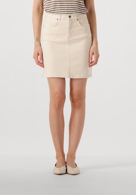 Ecru OBJECT Minirock OBJELLEN HW SHORT TWILL SKIRT - large