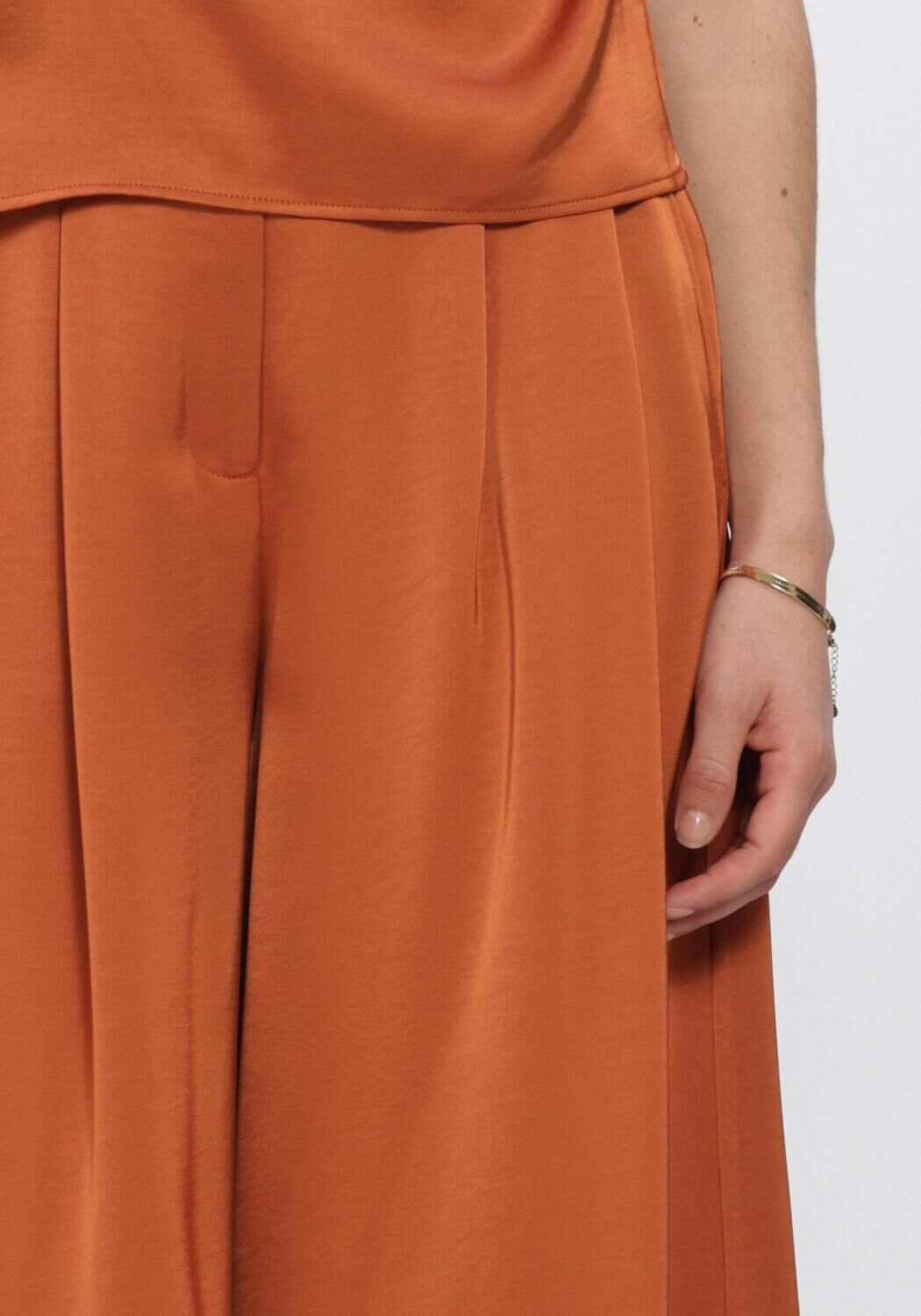 Orangene DANTE6 Hosen DANTE6-ONIQUE WIDE LEG SATIN PANTS - large