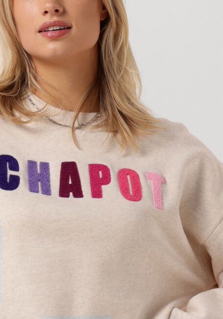 Ecru FABIENNE CHAPOT Sweatshirt TERRY SWEATER - large