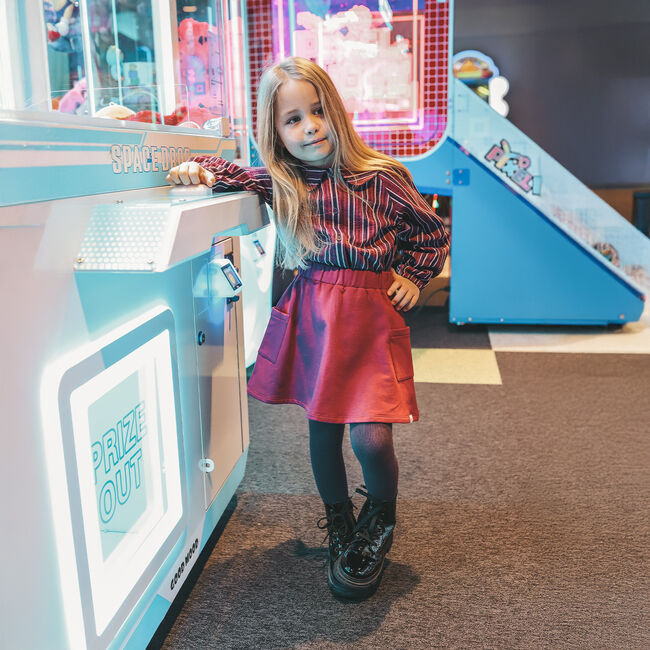 Bordeaux YOUR WISHES Minirock FRENCH KNIT WIDE SKIRT - large