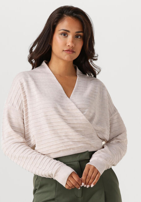 Nicht-gerade weiss ANOTHER LABEL Pullover LEN KNITTED PULL L/S - large