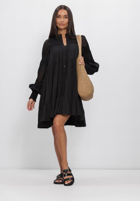 Schwarze MES DEMOISELLES Minikleid LANGELIQUE - large