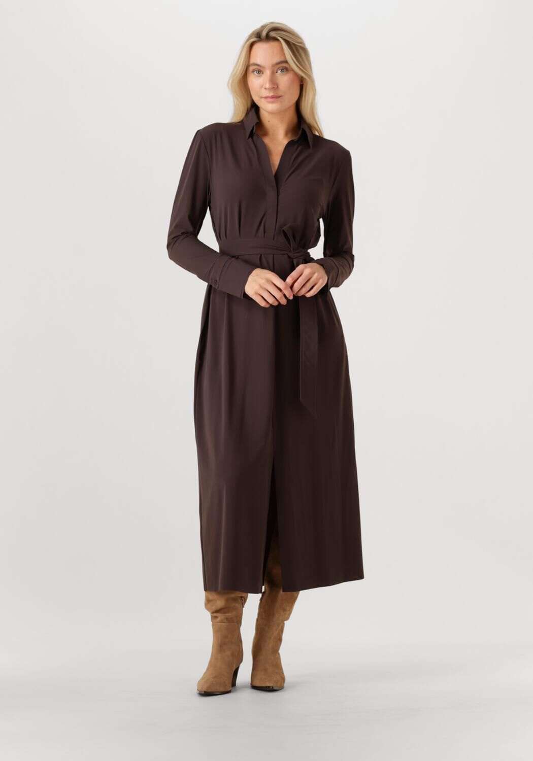 Braune JAPAN TKY Midikleid RASY - large