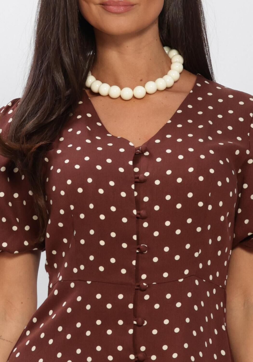 Braune YDENCE Kleider DRESS AMAYA - large