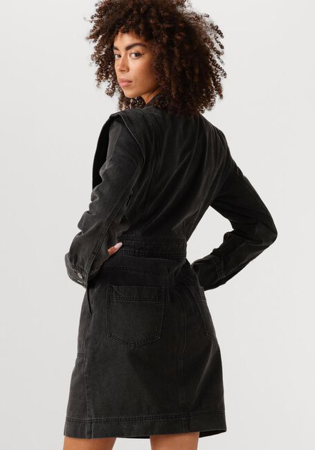 Schwarze ROUGE EDIT Minikleid ROUMORA LS SHORT DENIM DRESS - large
